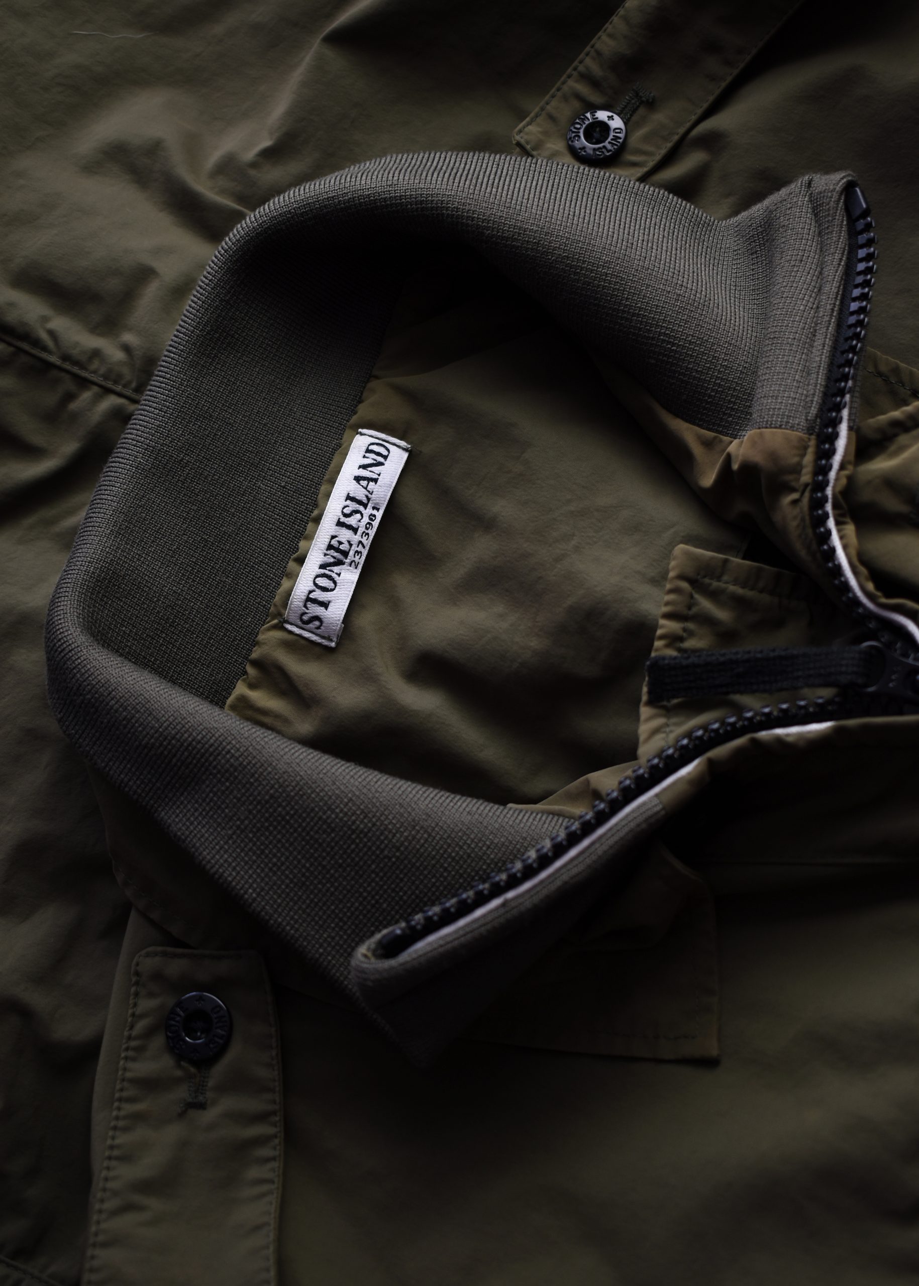 Stone  ジャケット　MICROREPS Lサイズ Stone Island Micro Reps Hooded Parka Grey – Garmz Factory