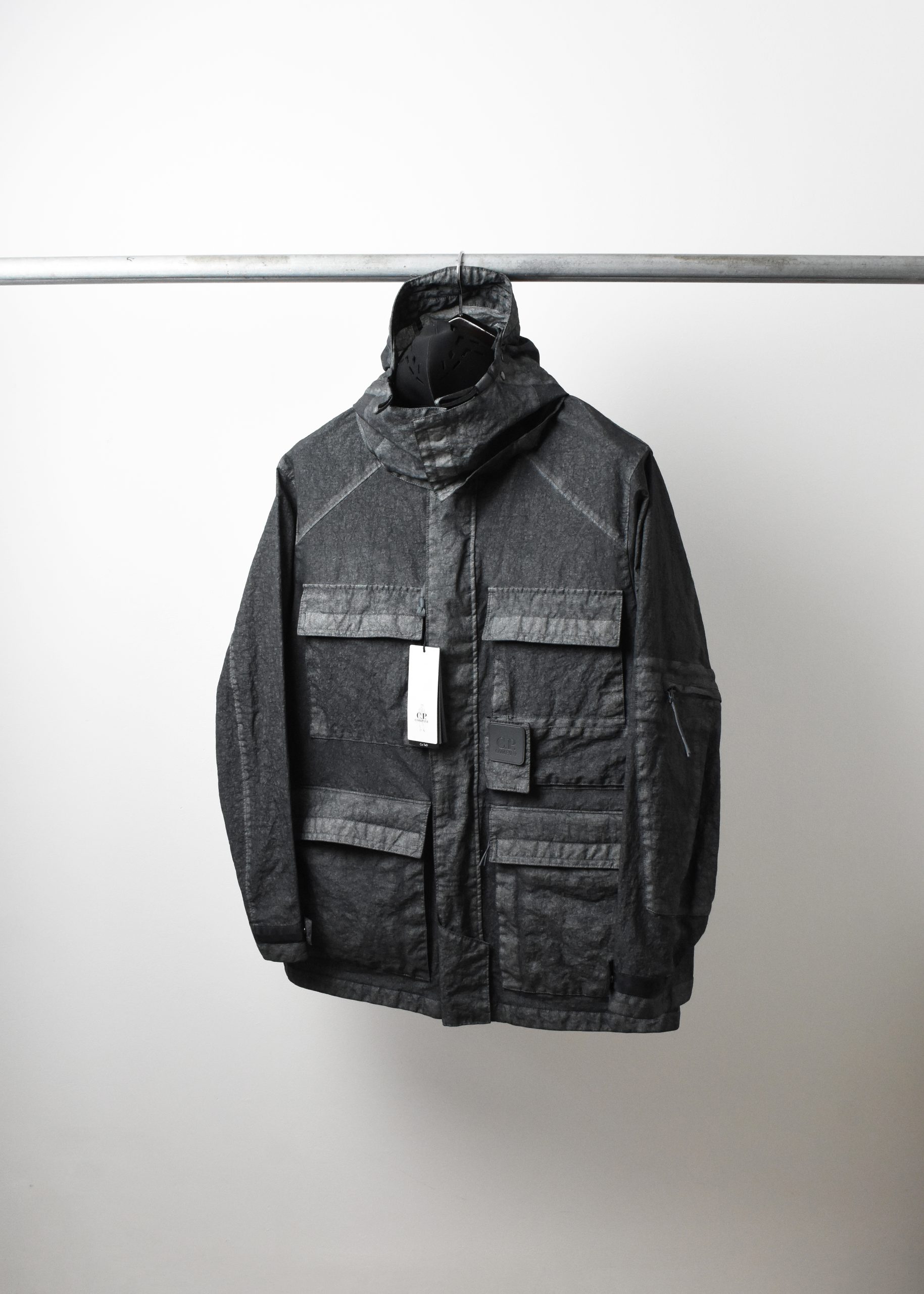 SS20 C.P. COMPANY (CP) PRO-TEK LOGO POPOVER HOODED SMOCK