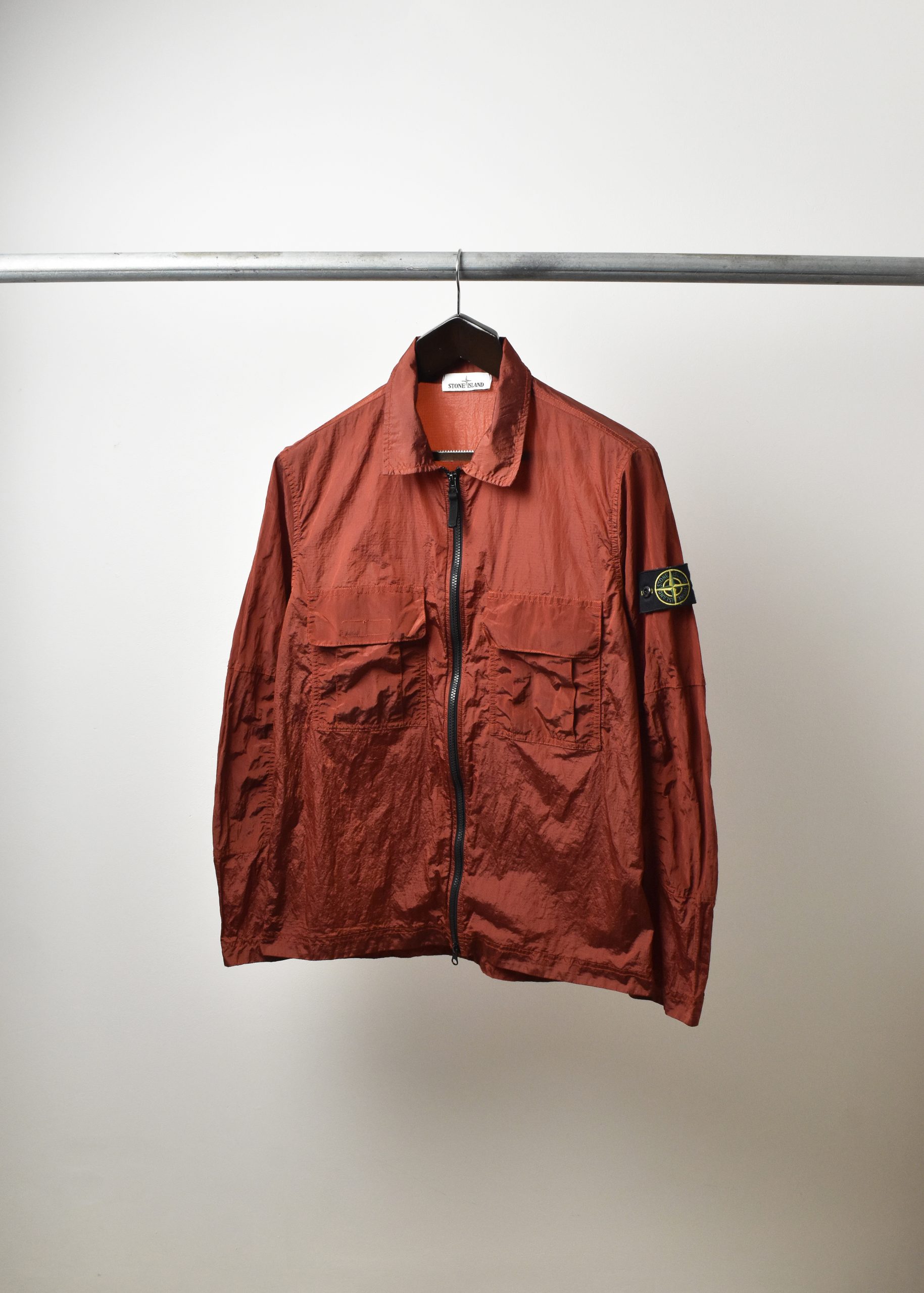 STONE ISLAND SS19 NYLON METAL RIPSTOP OVERSHIRT (L)