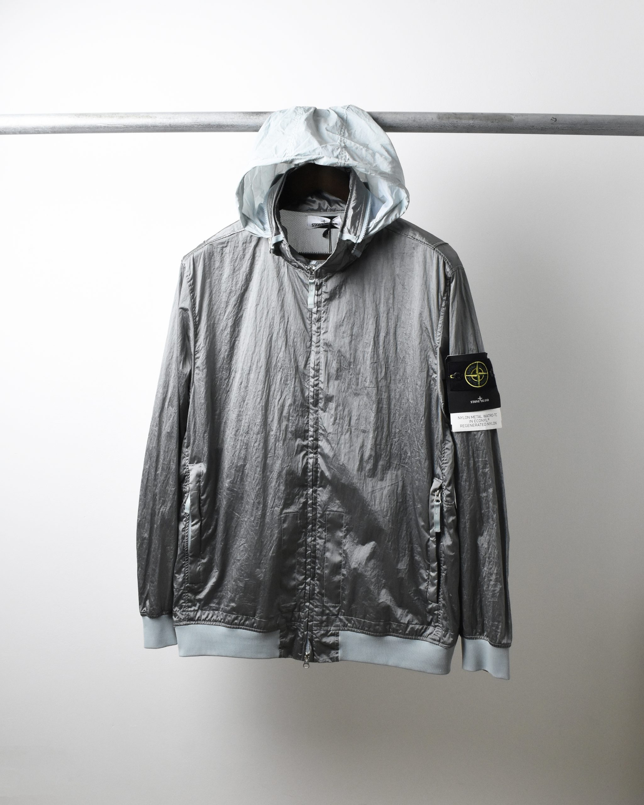 STONE ISLAND AW15 SOFT SHELL-R HOODED JACKET (XL) - Jazzy Badger