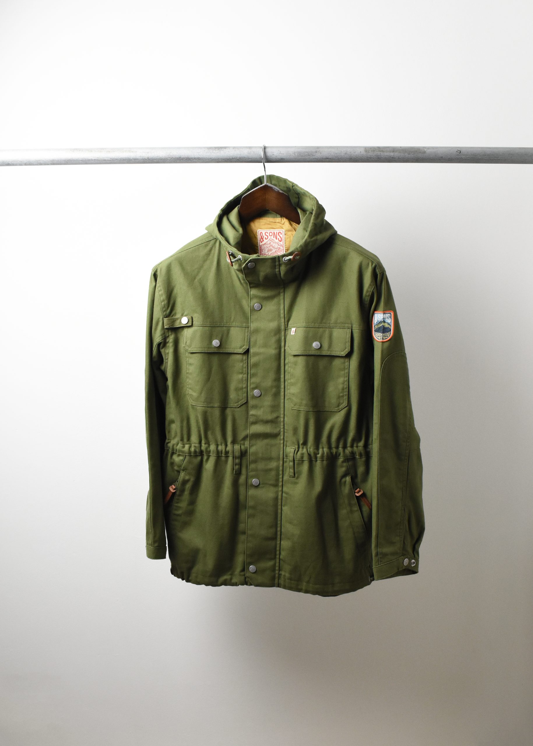 SS02 STONE ISLAND RASO GOMMATO DECK JACKET - Jazzy Badger