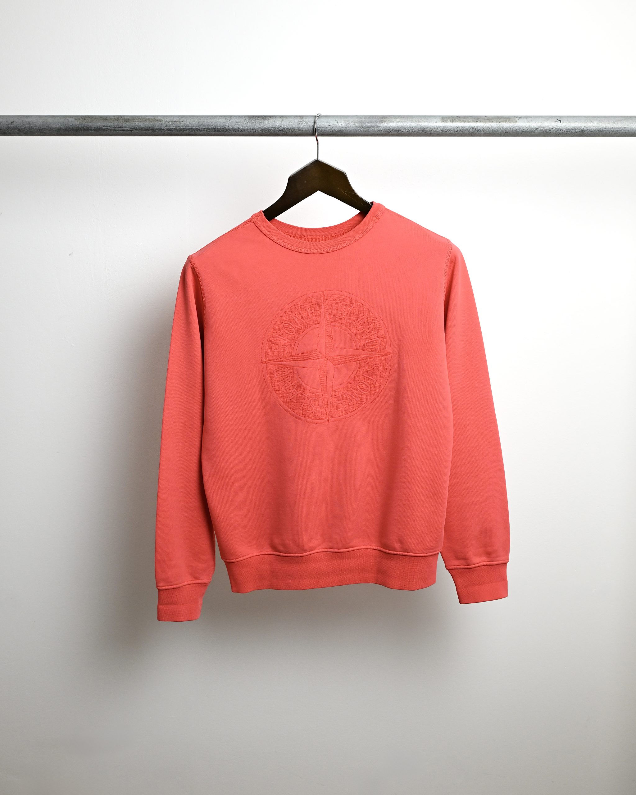 STONE ISLAND SS19 DOUBLE FRONT REVERSIBLE SWEATSHIRT (M) - Jazzy