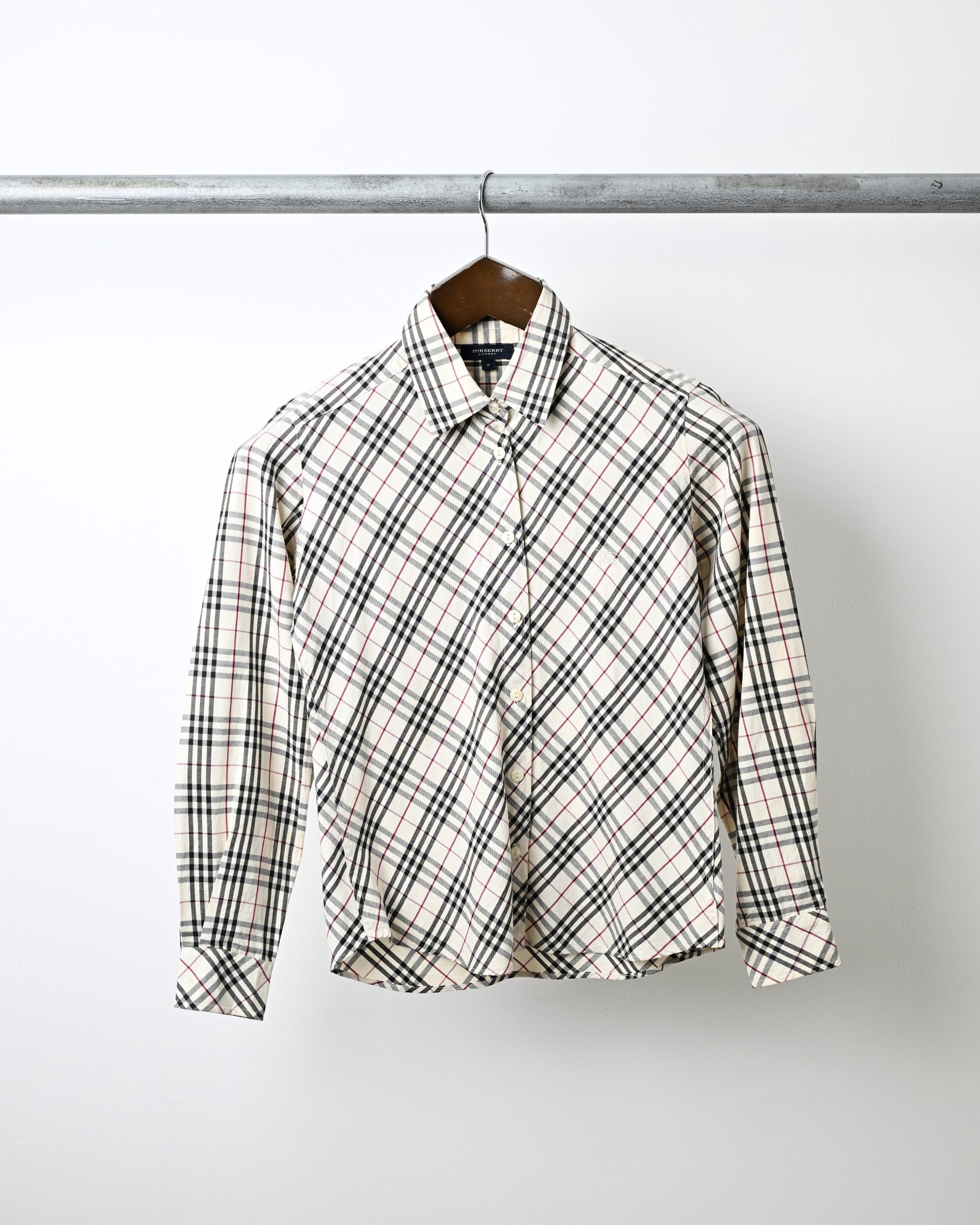 LADIES BURBERRY LONDON NOVA CHECK SHIRT (S)