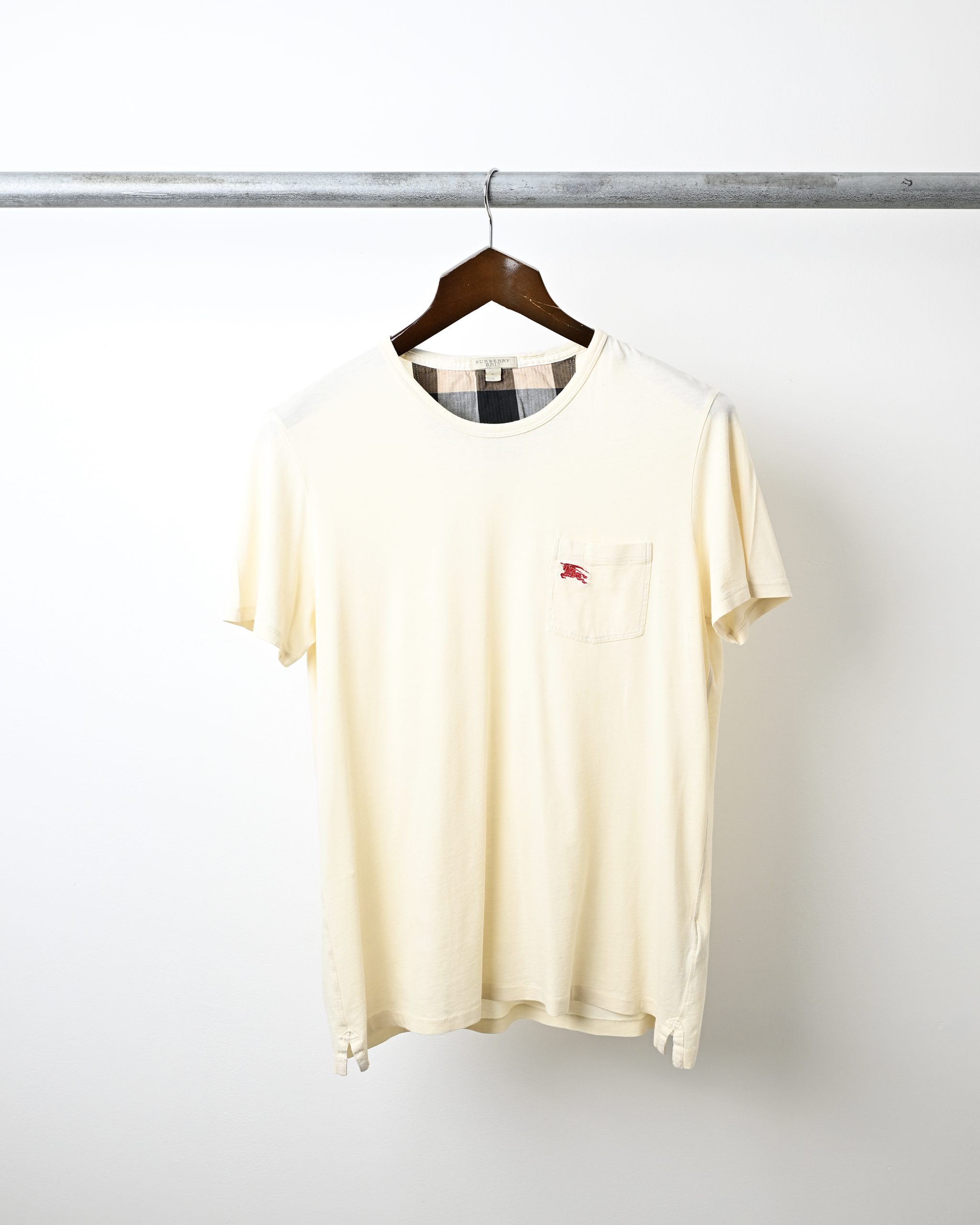 BURBERRY BRIT COTTON POCKET T-SHIRT (L)