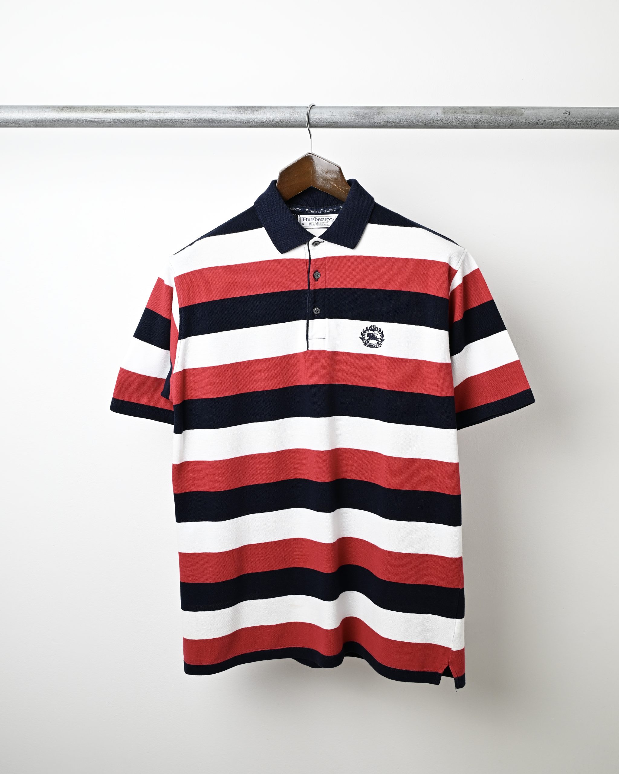 AW10 PRADA SPORT TIPPED LONG SLEEVE POLO (M) - Jazzy Badger