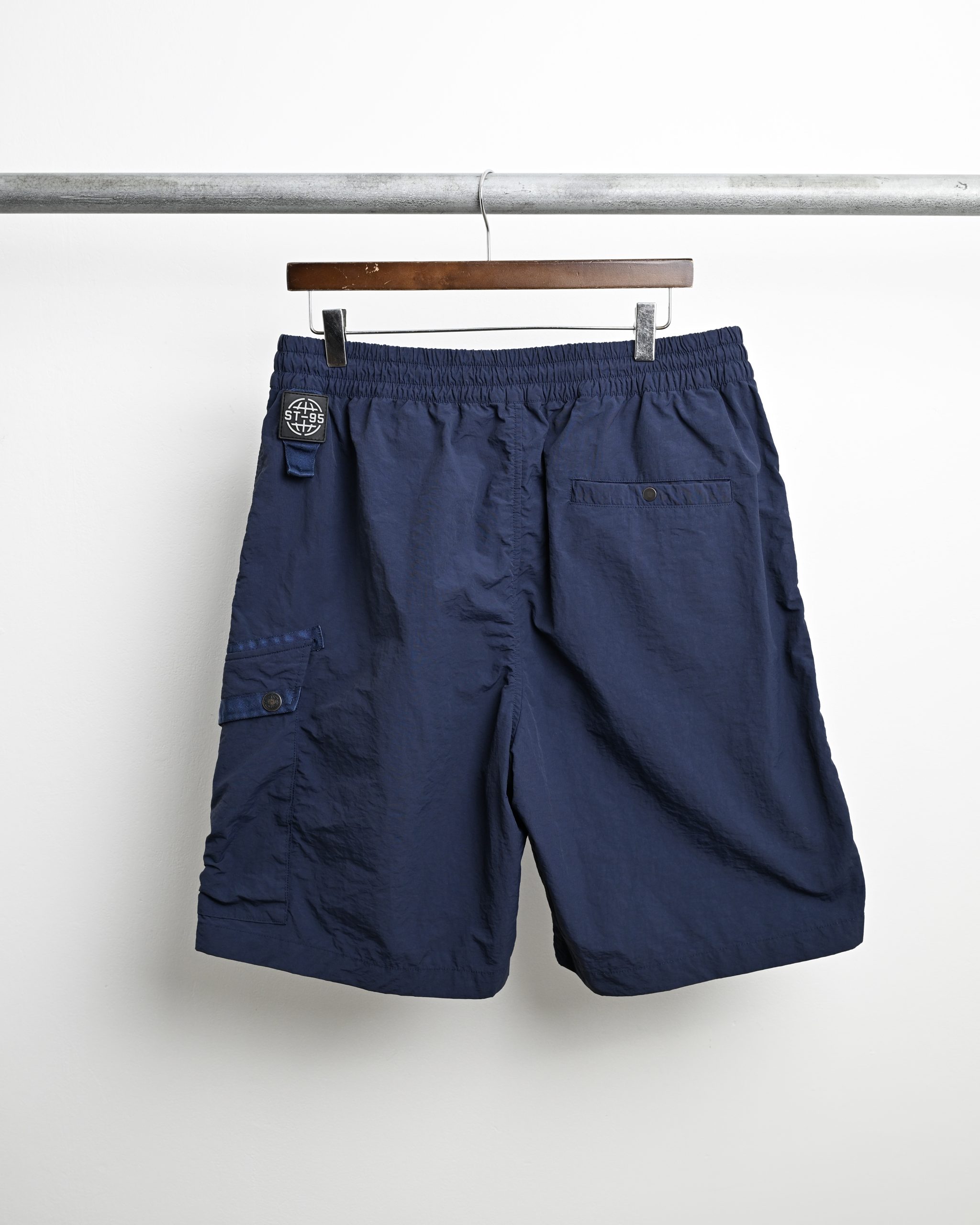 ADIDAS SPZL INTACK SHORTS NAVY (W34) - Jazzy Badger