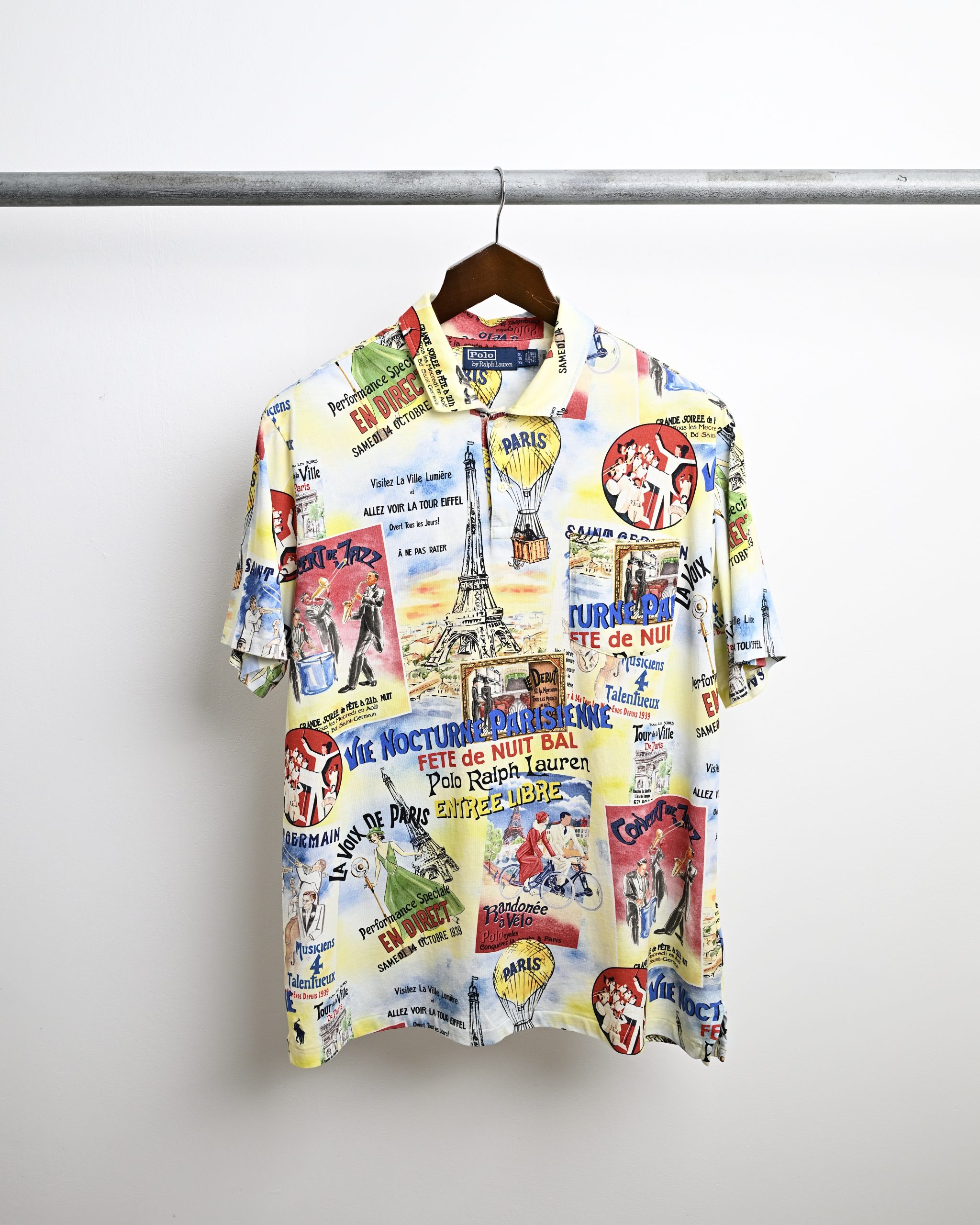 POLO RALPH LAUREN ‘CITY OF LIGHT’ VACATION PRINT POLO (XL)