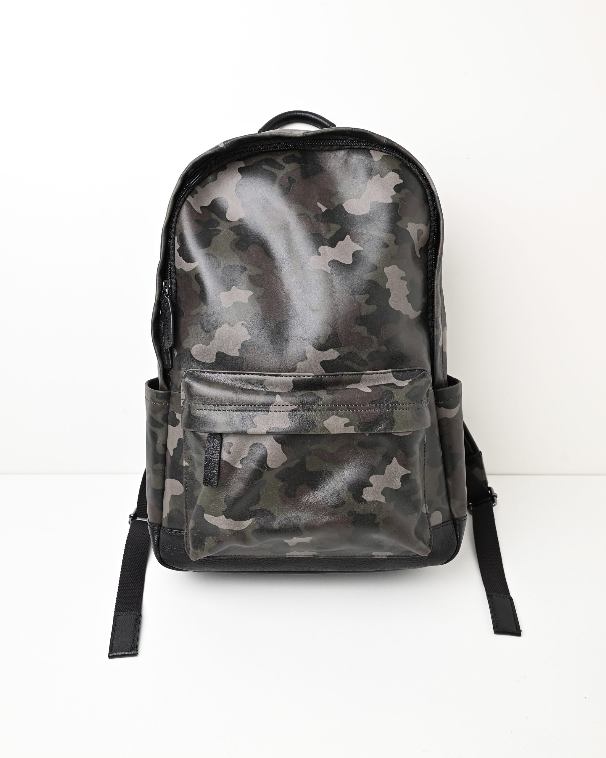 FOSSIL BUCKNER LEATHER CAMO BACKPACK