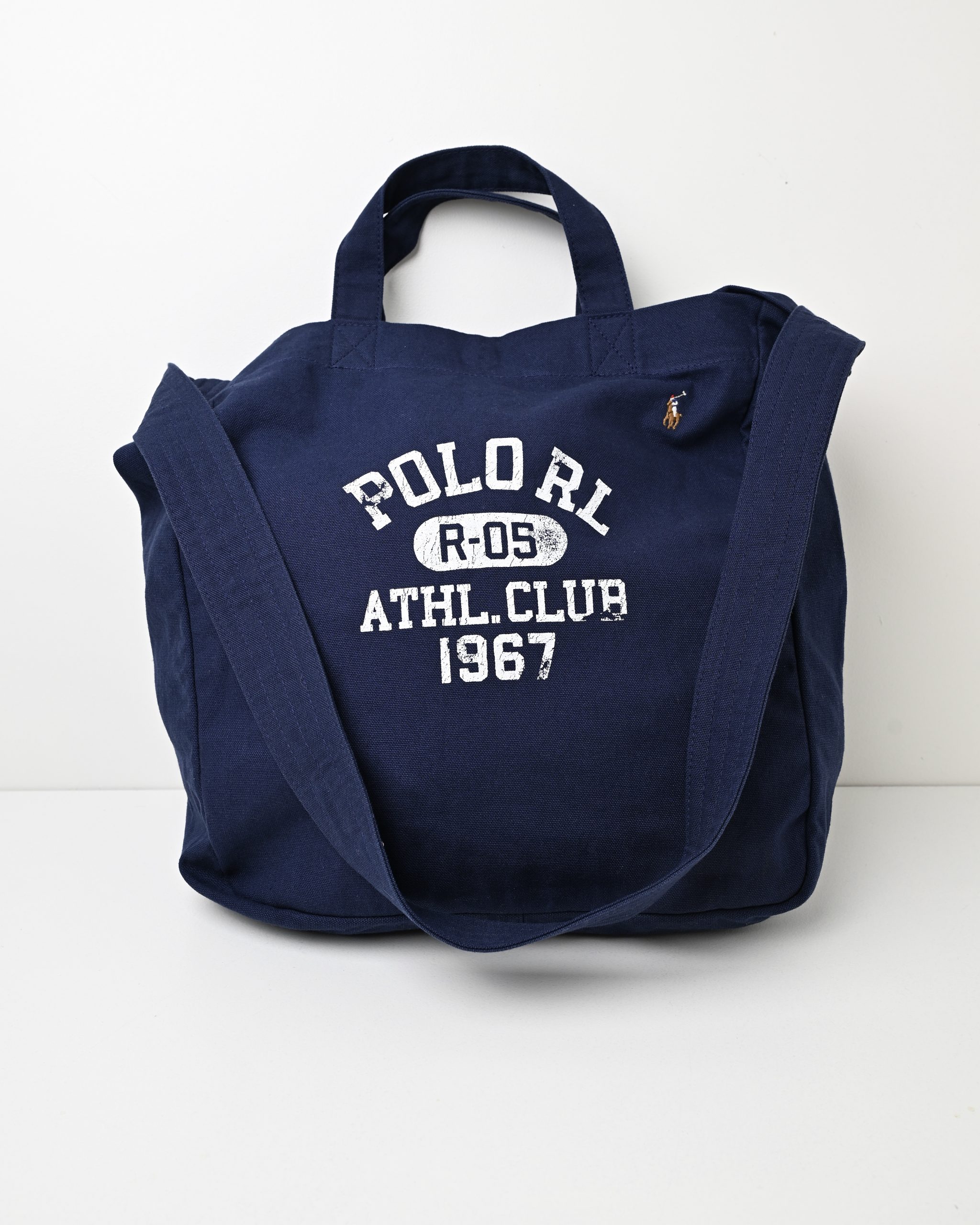 POLO RALPH LAUREN GRAPHIC CANVAS TOTE BAG